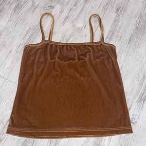 Brandy velvet tank